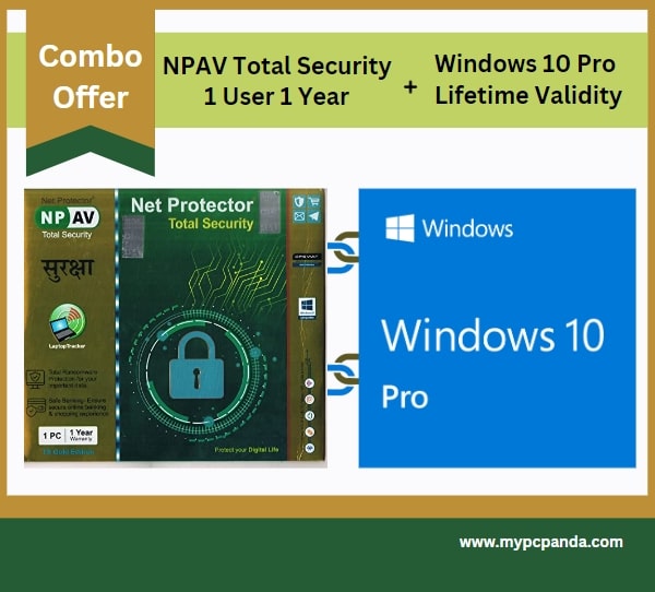 Net Protector Total Security 1 User 1 Year + Win 10 Pro 1 User